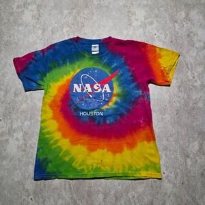 NASA - Houston Tie Dye Tshirt Youth Medium